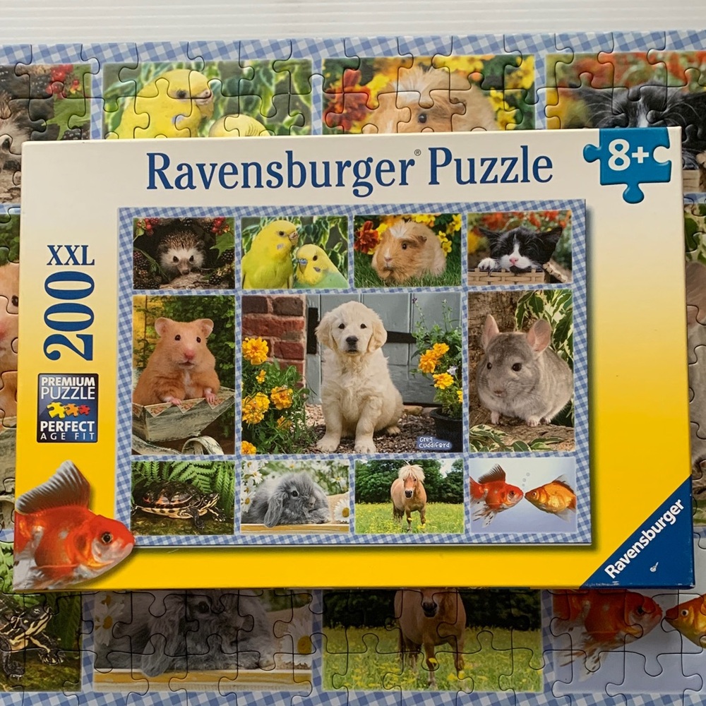 3/25$ Ravensburger Small Pets Puzzle 200 xxl